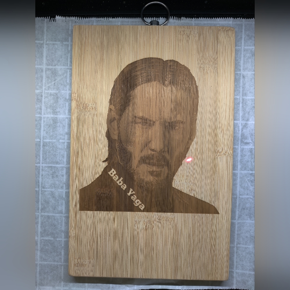 John Wick cutting board
